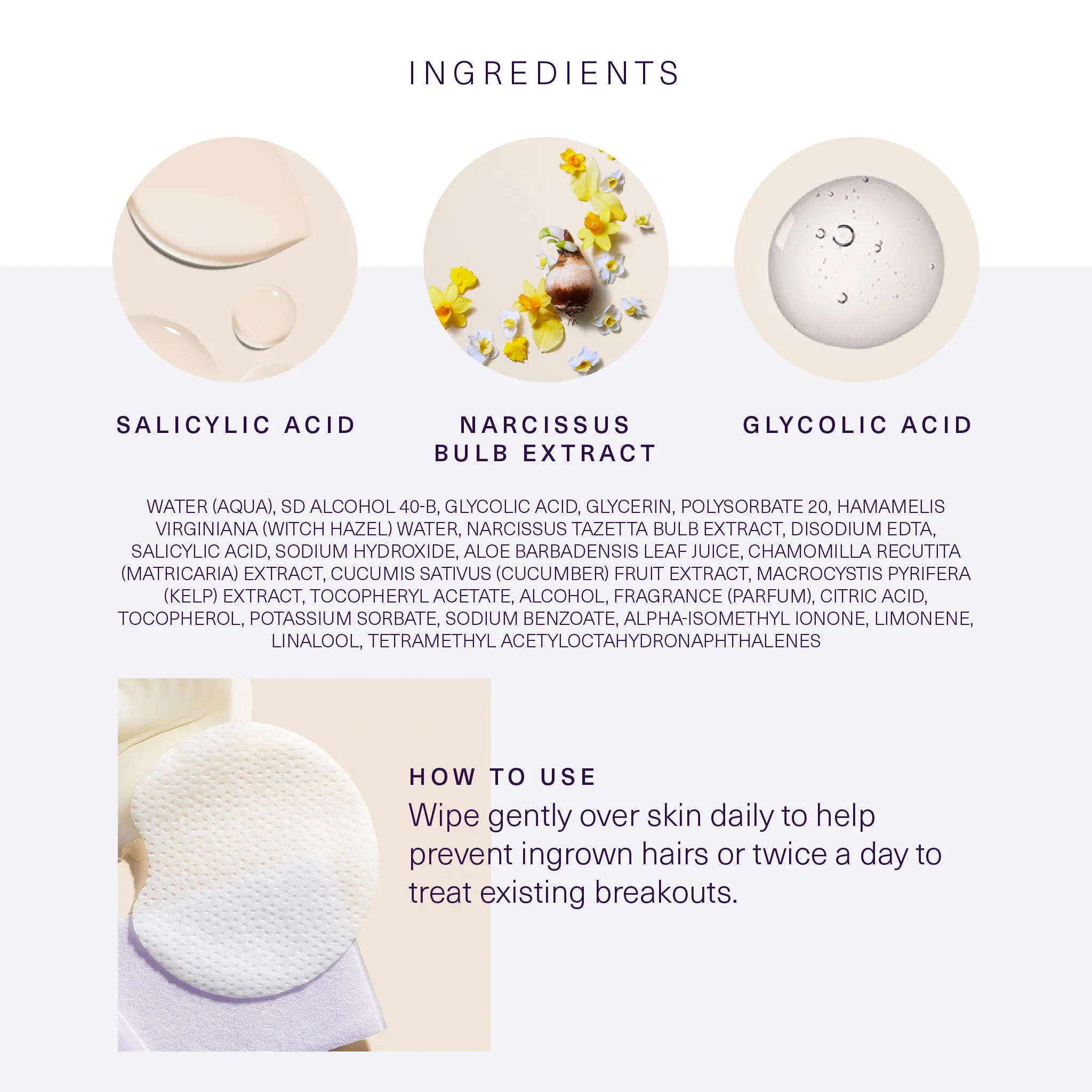 Travel Ingrown Hair Wipes