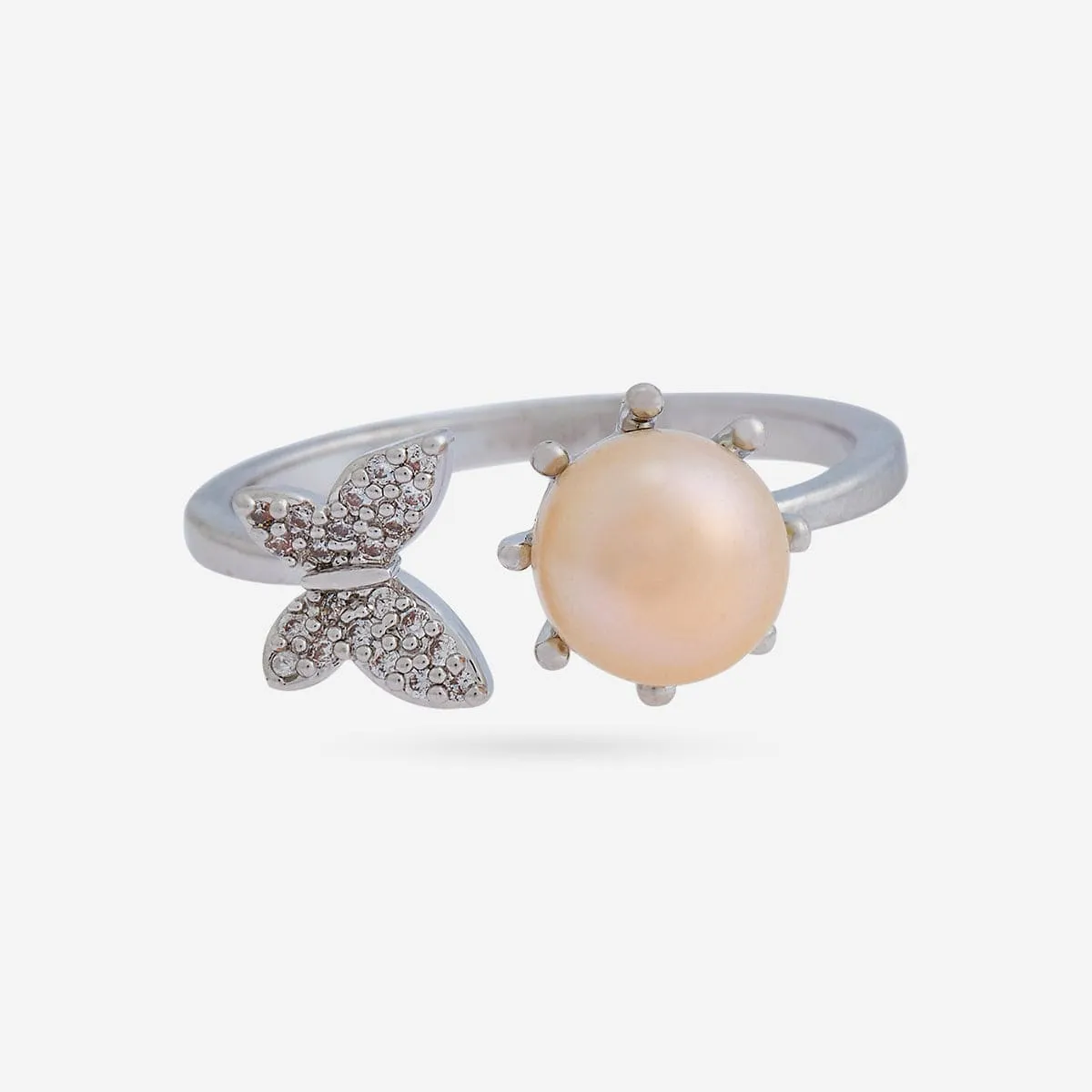 Trendy Pearl Finger Ring 174218