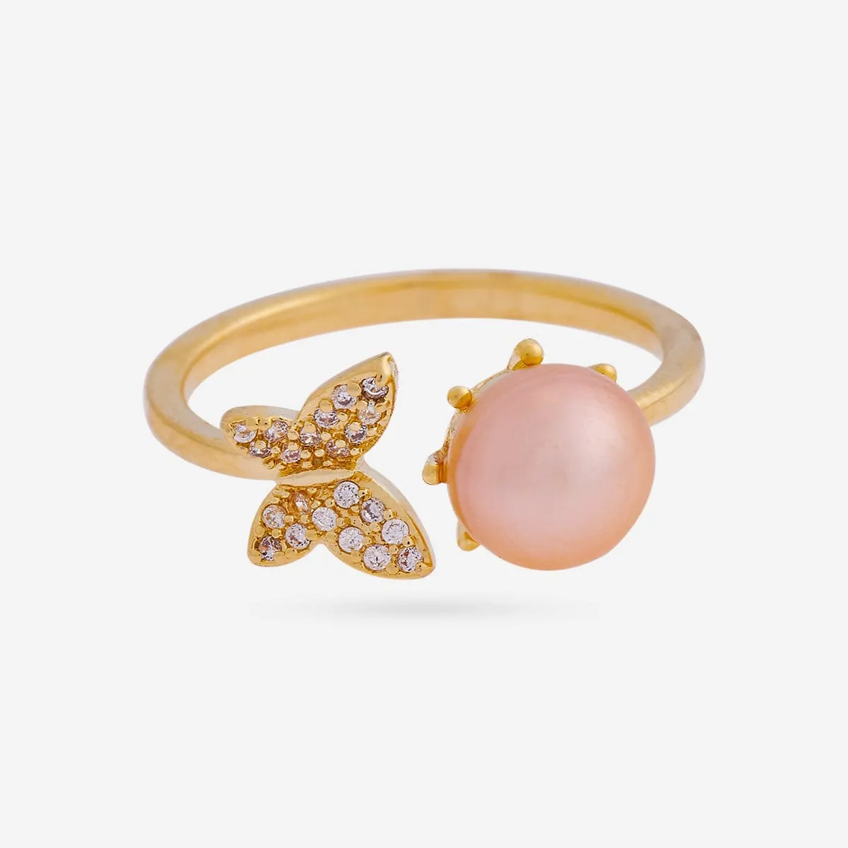 Trendy Pearl Finger Ring 174218