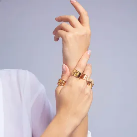 Triskele Gold Plated Ring
