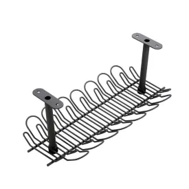 Under Desk Cable Management Organizer Tray 36cm-Black