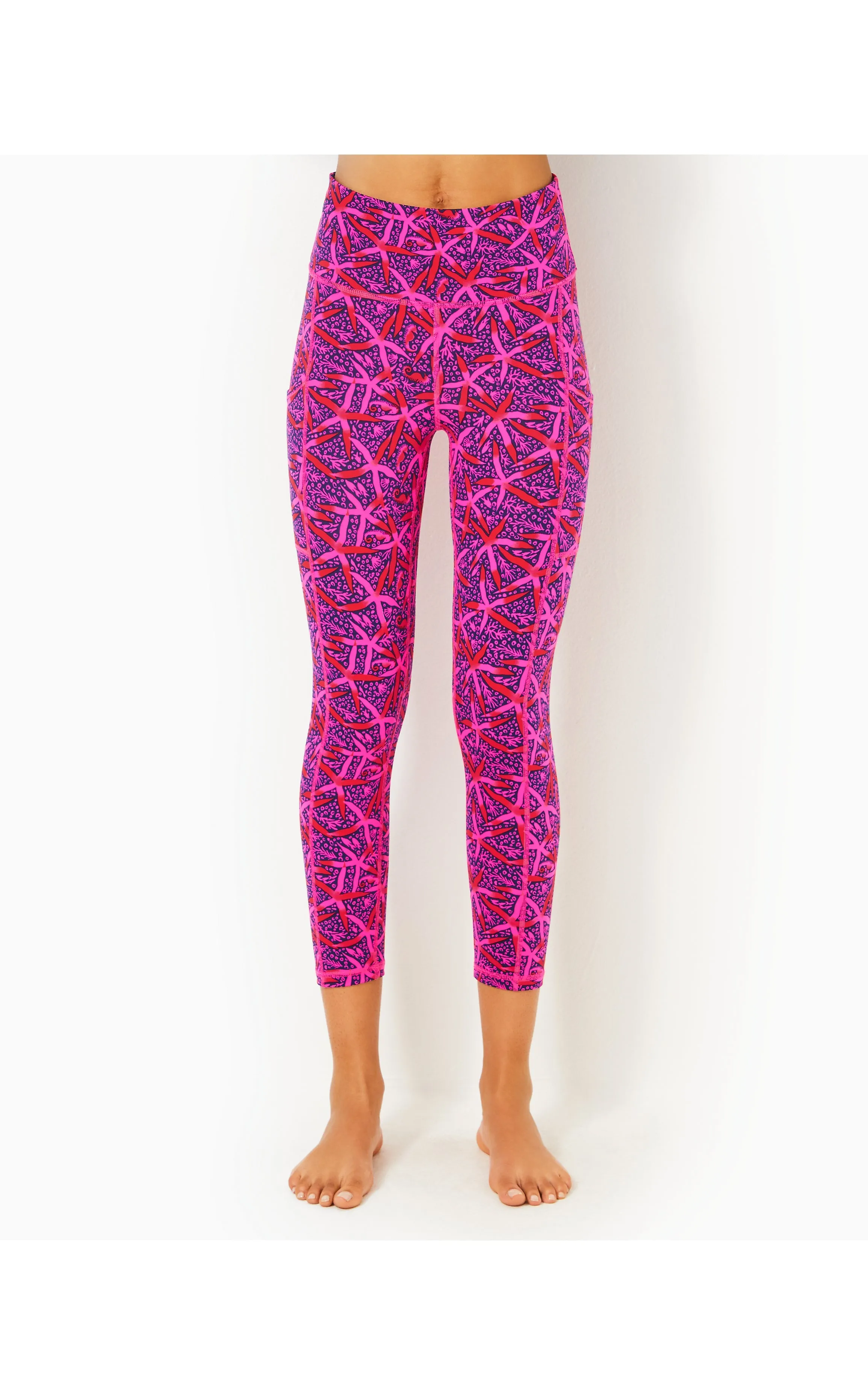 UPF 50  Luxletic 24" High Rise Weekender Midi Legging Star Searching