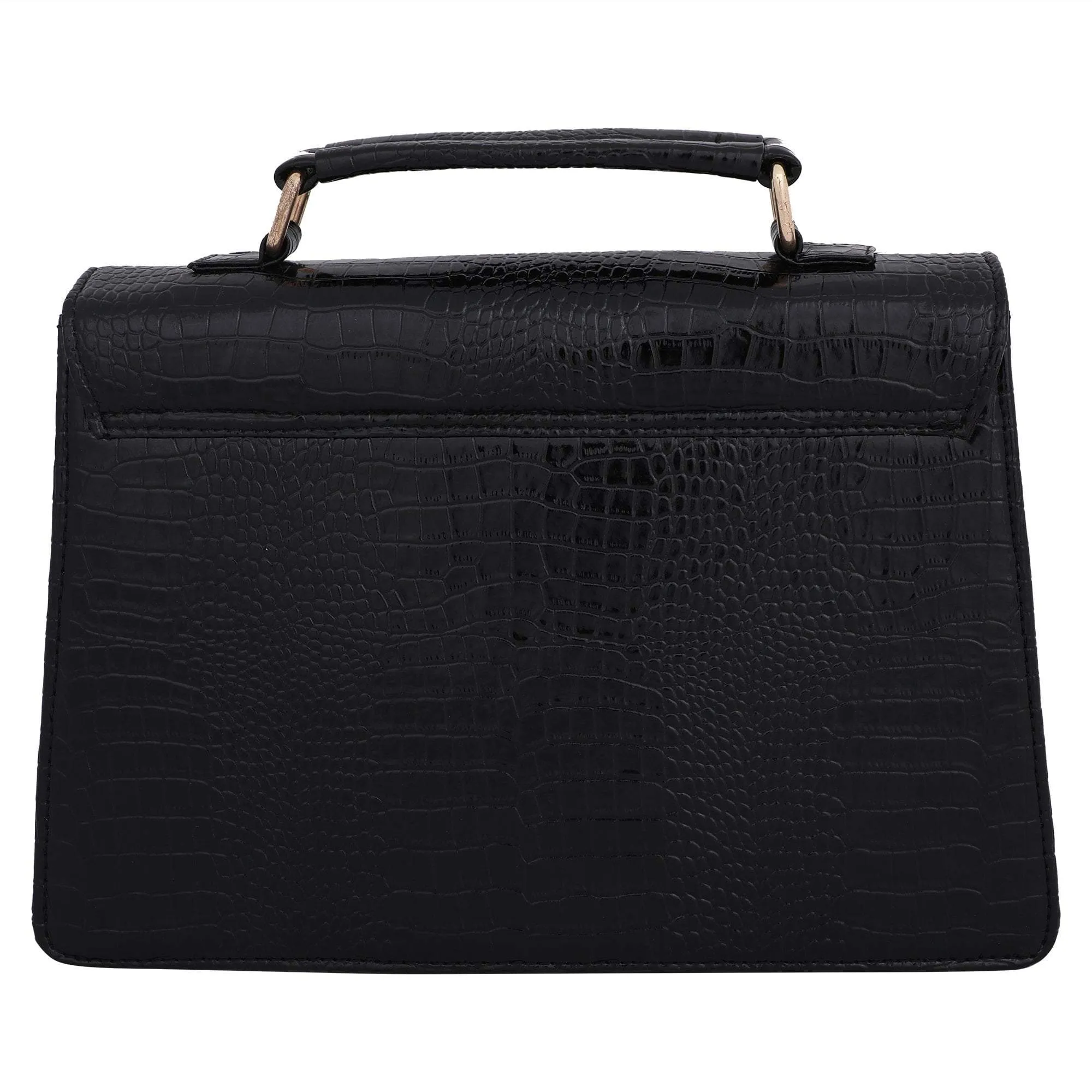 Vegan Croco Leather Satchel Hand Bag