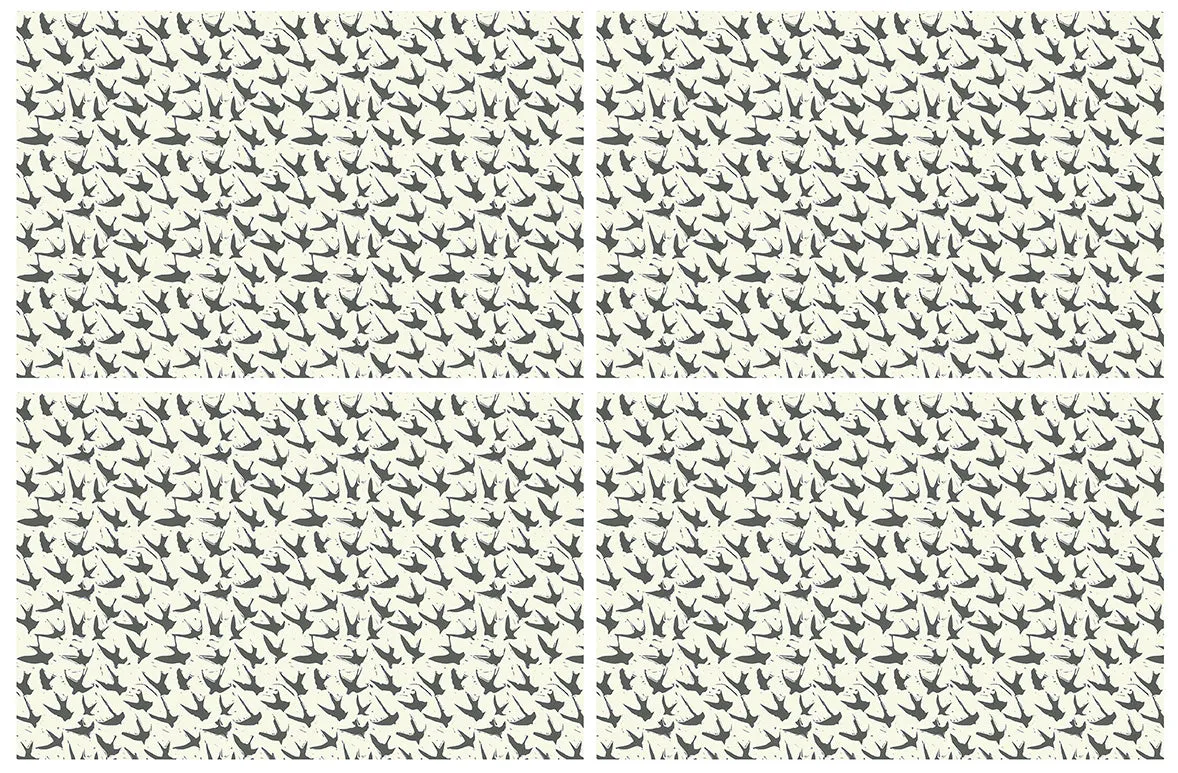 Waterproof Placemats <br/> Bird by Bird, Clay