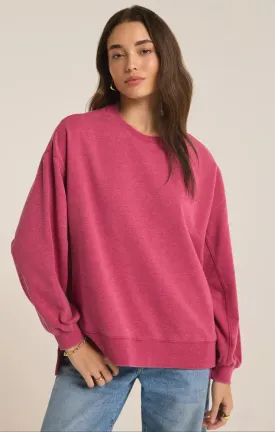 Z Supply Ladies Cactus Flower Modern Weekender Sweater